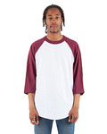 Adult Three-Quarter Sleeve Raglan T-Shirt