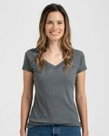 Women's Poly-Rich V-Neck T-Shirt