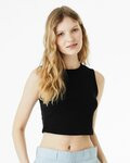 Women's Micro Rib Muscle Crop Tank