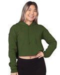 Ladies' USA Made Cropped Hooded Sweatshirt