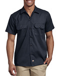 Men's Short Sleeve Slim Fit Flex Twill Work Shirt