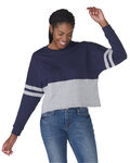 Ladies' Cropped Retro Pom Pom Jersey Fleece