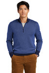 Washable Merino Birdseye 1/4 Zip Sweater