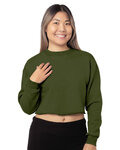 Ladies' USA Made Cropped Crewneck Sweatshirt