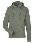 Unisex Pigment Dyed Fleece Hooded Sweatshirt