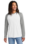 Unisex Tri Blend Long Sleeve Colorblock Raglan