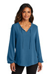 Women's Textured Crepe Blouse