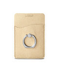 Shimmer Card Holder With Metal Ring Phone Stand